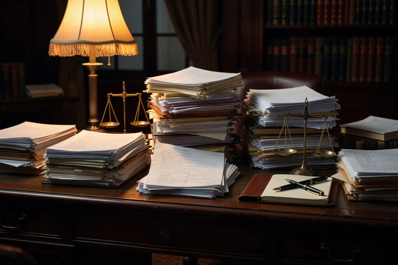 Documents juridiques et archives de procès d'artistes russes